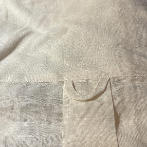 Bergdorf Goodman white Short Sleeve Button-Up Shirt - Picture 4 of 8